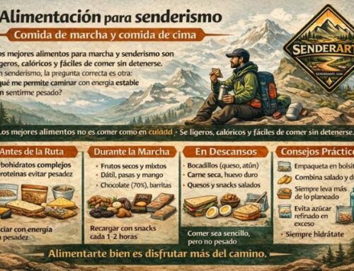 Alimentación para senderismo Comida de marcha y comida de cima