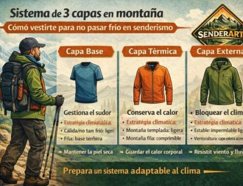 Sistema de 3 capas en montaña Cómo vestirte para no pasar frío en senderismo