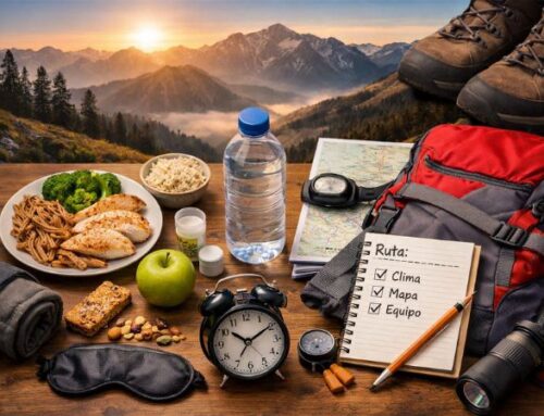 Preparación para una ruta de senderismo